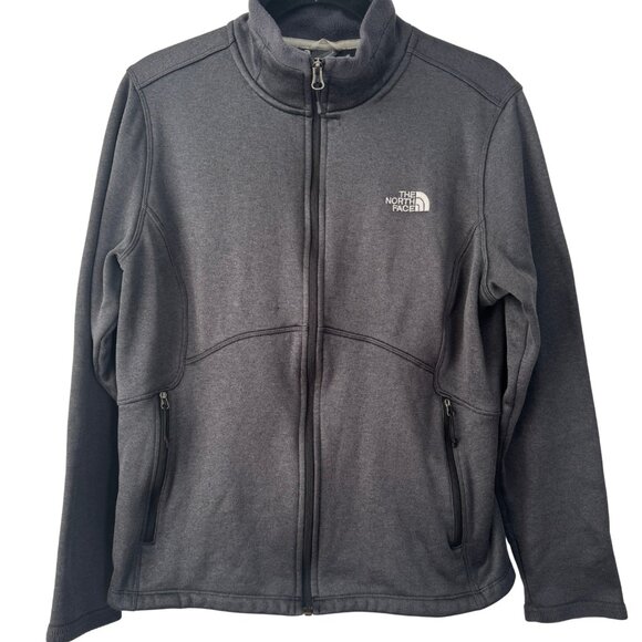 The North Face Agave Full Zip Up Jacket Heathered Gray Women's Size Small - Picture 4 of 9
